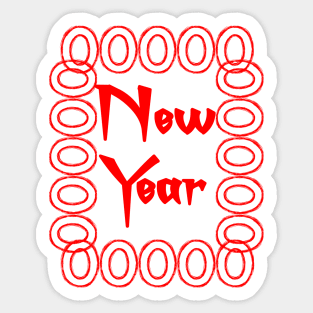 new year Sticker